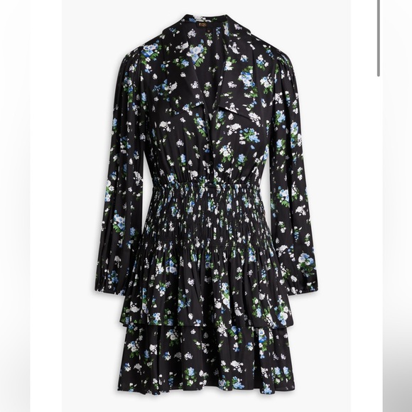 Maje Floral Black Dress - Picture 3 of 11